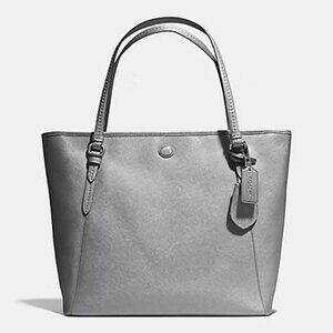 Coach Peyton Blue Saffiano Leather Tote Bag Large